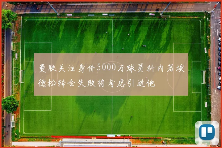 曼联关注身价5000万球员科内若埃德松转会失败将考虑引进他